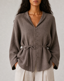 Belted Linen Shirt
