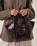 Embossed Leather Bag by Manuka