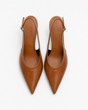Pointed-Toe Cutout Heels
