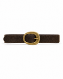 Pony-Hair Effect Belt